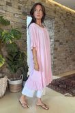Made in Italy Menorcan Bow Back Dress Candy /8 =